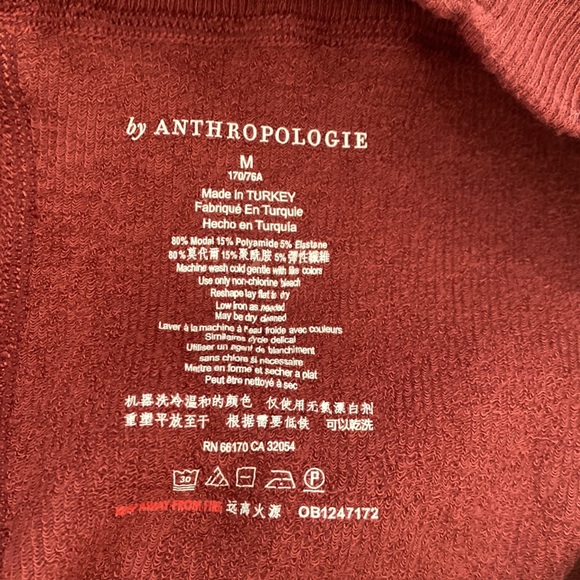 Anthropologie M Everyday Seamless Ribbed Leggings - Picture 3 of 11